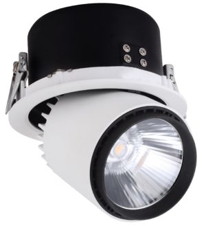 Turnable 18W, 26W and 40W LED COB Downlight with Heat Guard