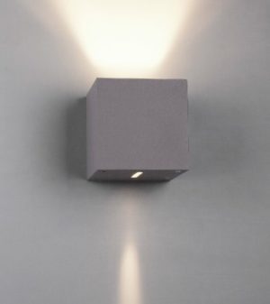 Outdoor: Wall Light 2x3W LED Architectural