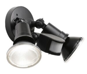 LED 2x10W E27 Flood light IP65 + Sensor IP44 Model No.: FL17-2x10W-SEN-TL